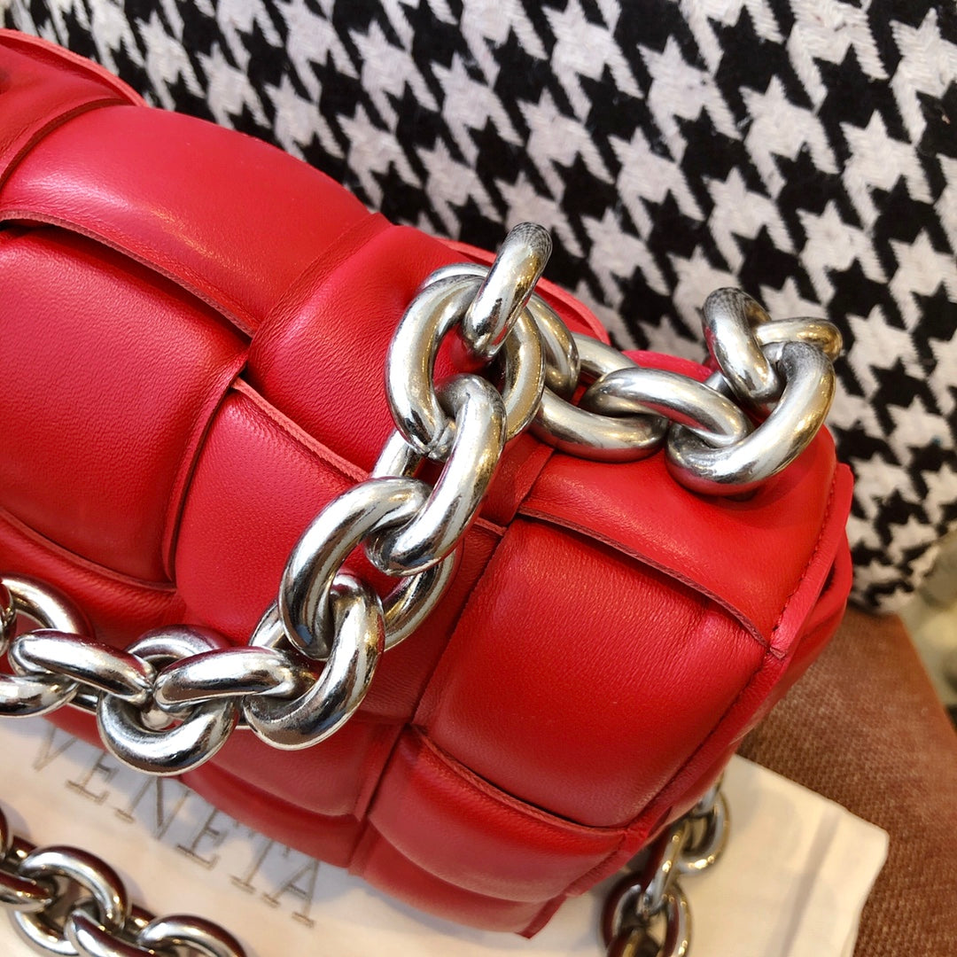 GLAMI Chain Cassette Red, For Women, WomenÃƒÂ¢Ã¢â€šÂ¬Ã¢â€žÂ¢s Bags 10.2in/26cm