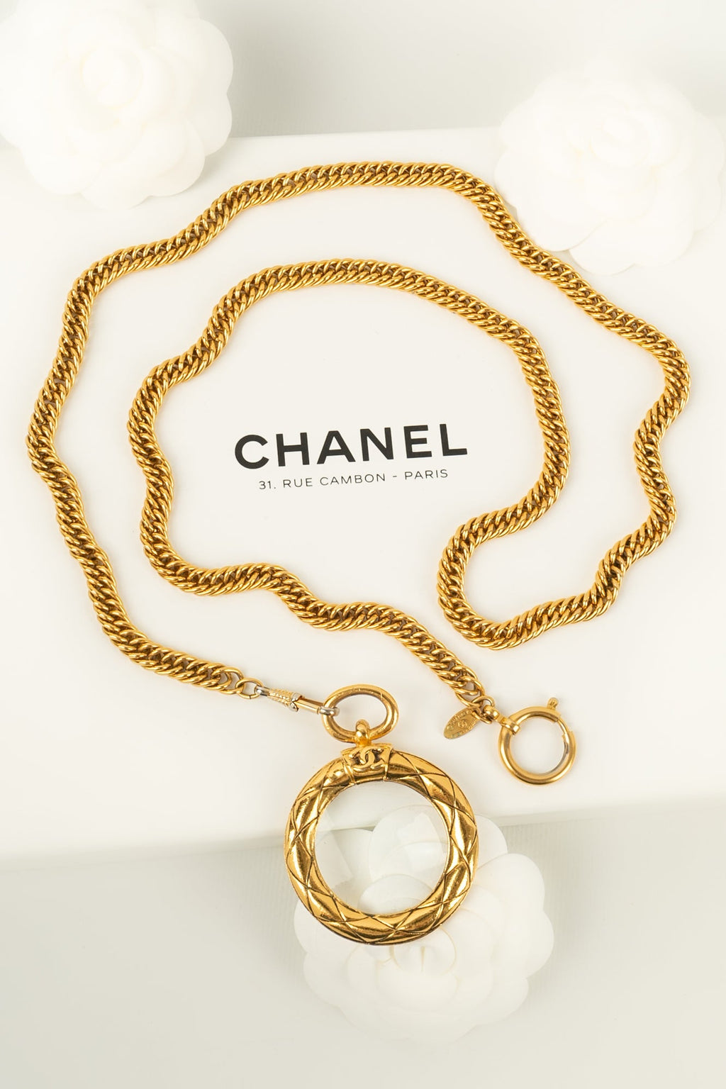 Collier loupe Chanel 1980s