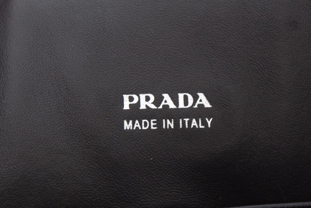 Prada Multi Striped Leather Tote