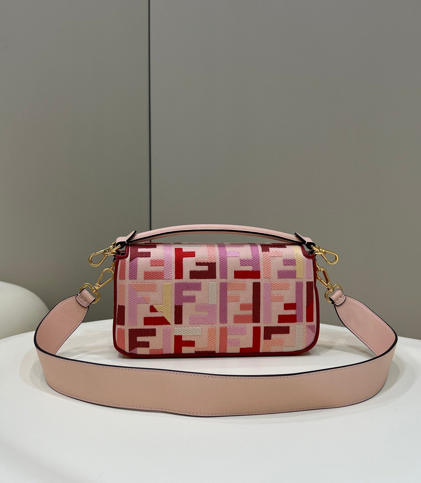 FI Baguette Bag From Lunar New Year Limited Capsule Collection Multicolor For Women, Handbags, Shoulder And Crossbody Bags 10.6in/27cm FF 8BR600