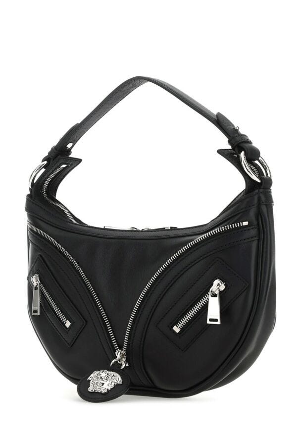 Versace Woman Small Hobo Calf Leather