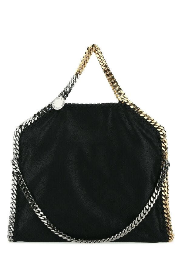 Stella Mccartney Woman 3Chain Tote Eco Shaggy Deer Wmix Galvanic Chain