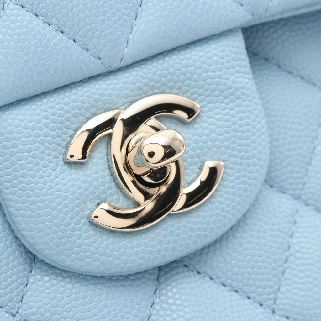 Chanel Leather Timeless Bag with Dust Bag and Slight Scratches