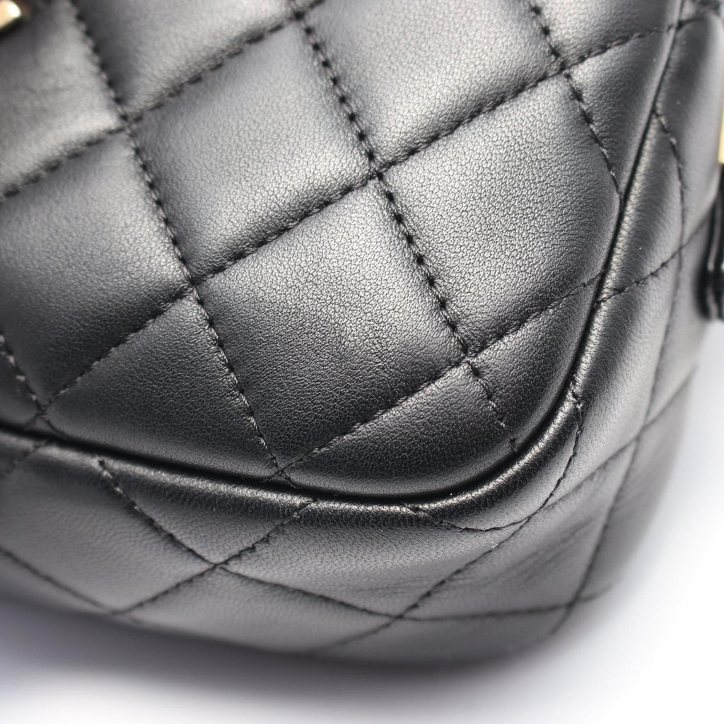 Chanel Leather Camera Bag with Metal Fittings