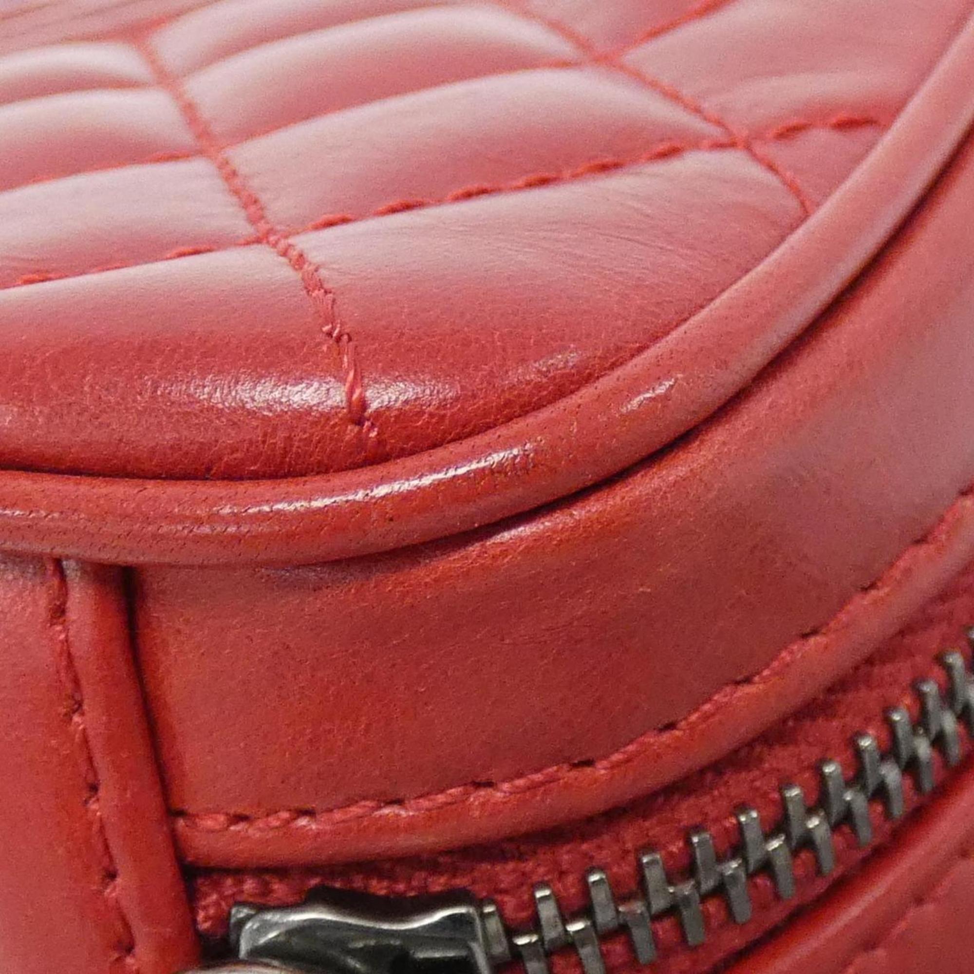 Chanel Coco Boy Leather Bag with Dust Bag and  Card