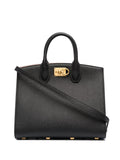THE STUDIO BOX MEDIUM LEATHER HANDBAG