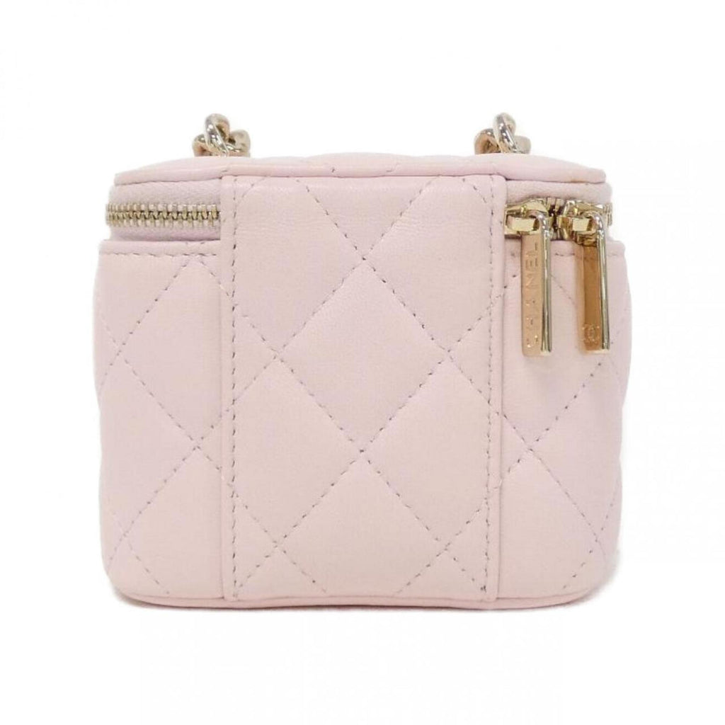 Chanel Leather Vanity Case with Dust Bag and  Card