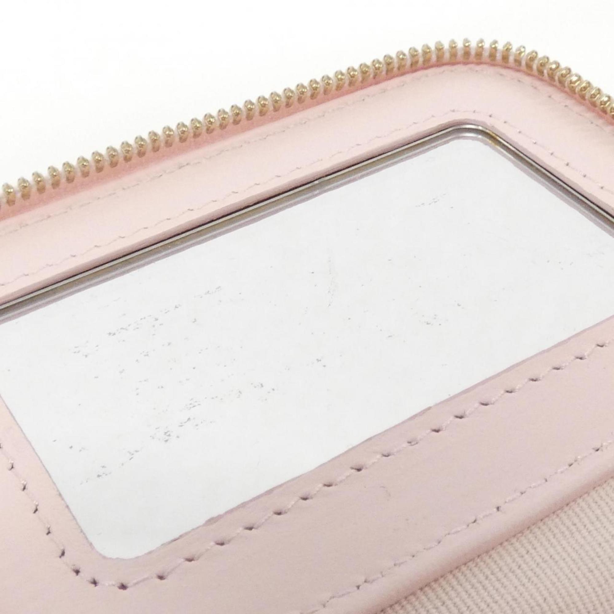 Chanel Leather Vanity Case with Dust Bag and  Card