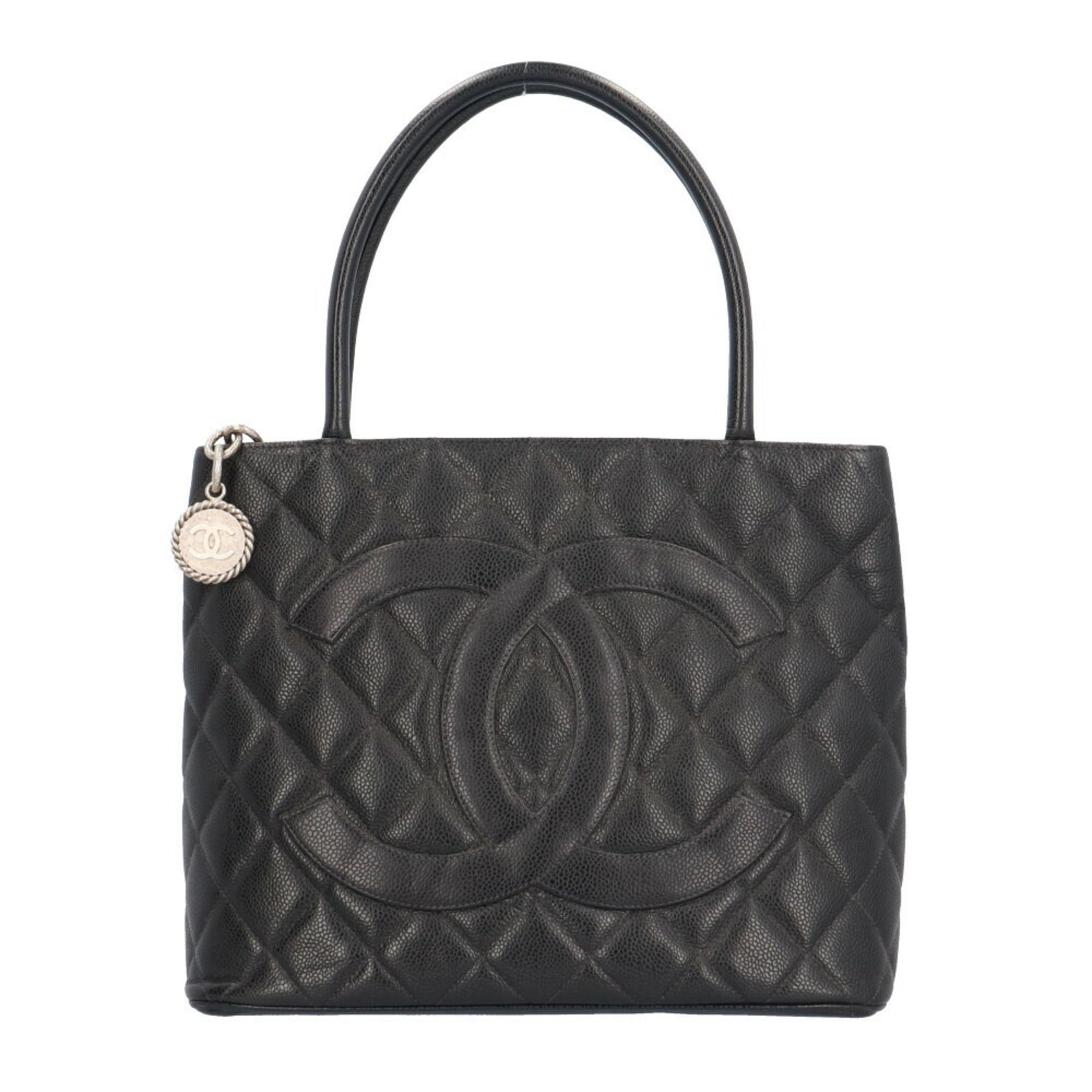 Chanel Leather Medaillon Tote Bag with Minimal Wear