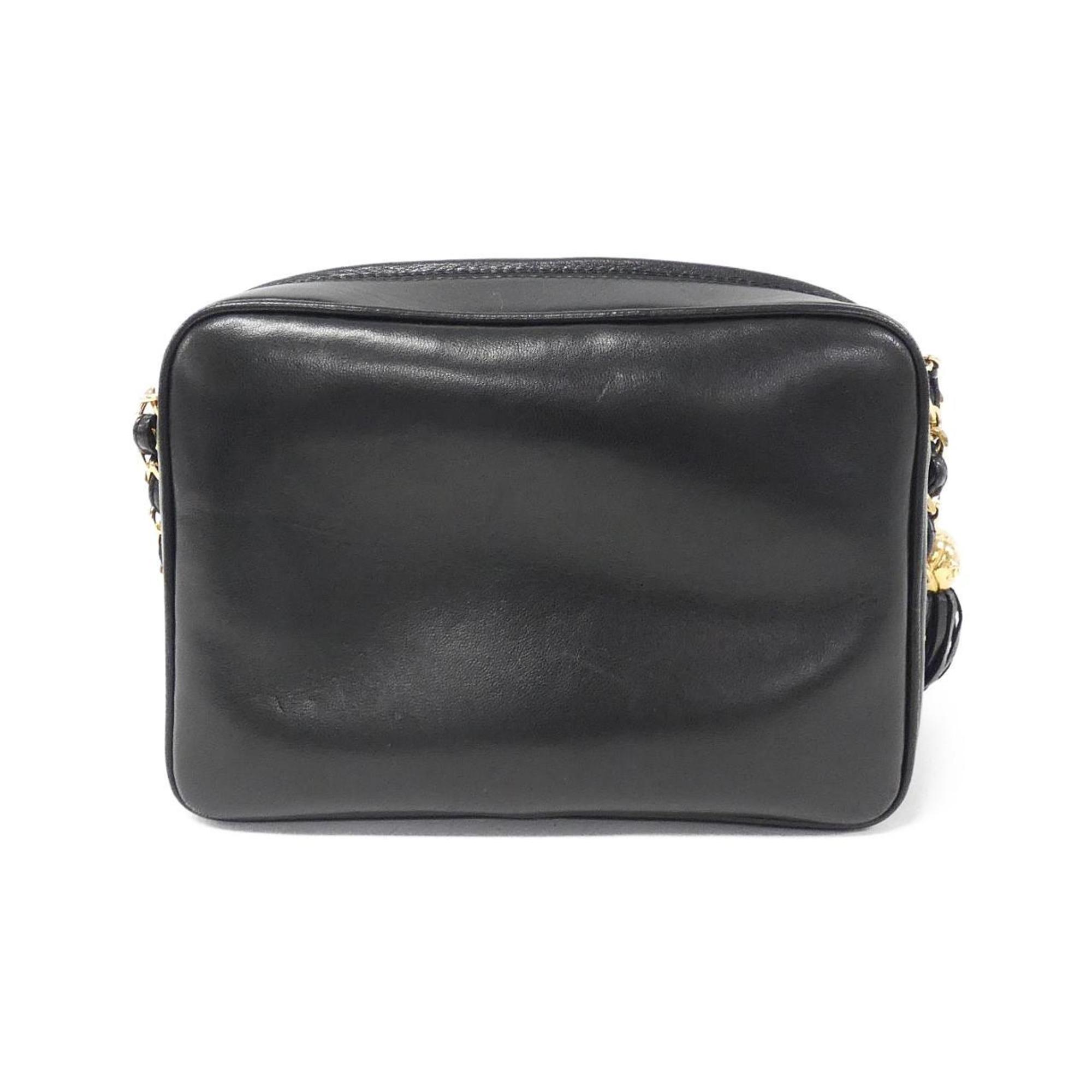Chanel Leather Camera Bag with Strap and Minimal Wear