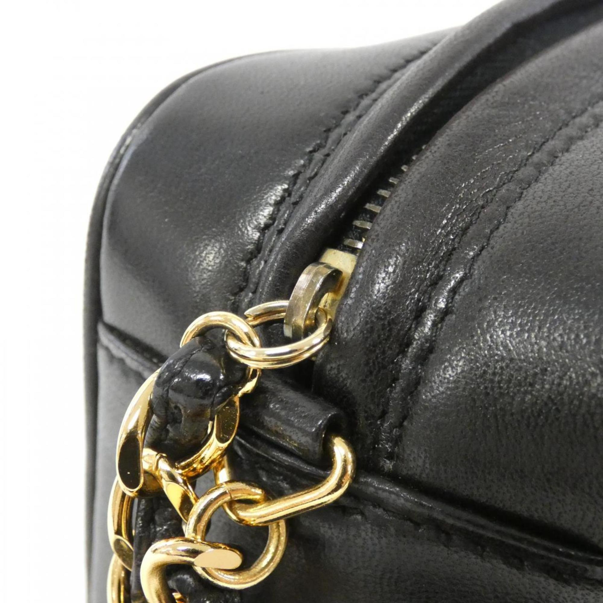 Chanel Leather Camera Bag with Strap and Minimal Wear