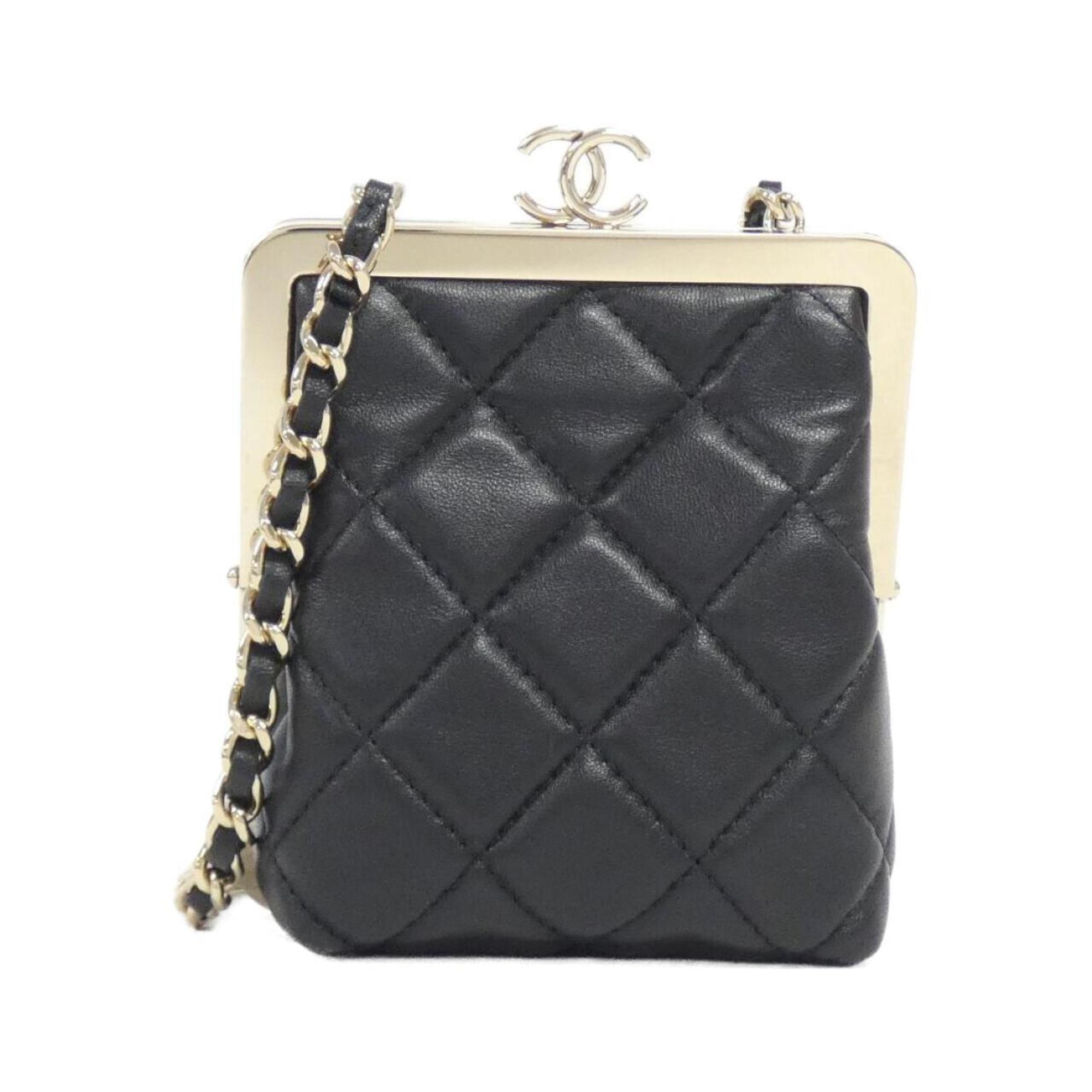 Chanel Leather Handbag with  Card Made in Italy