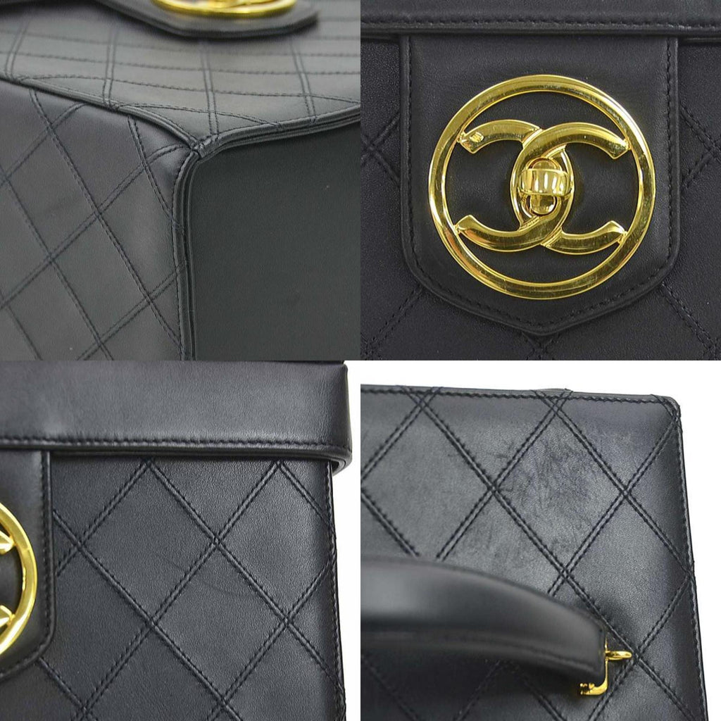 Chanel Leather Vanity Bag with  Card Slight Scratches