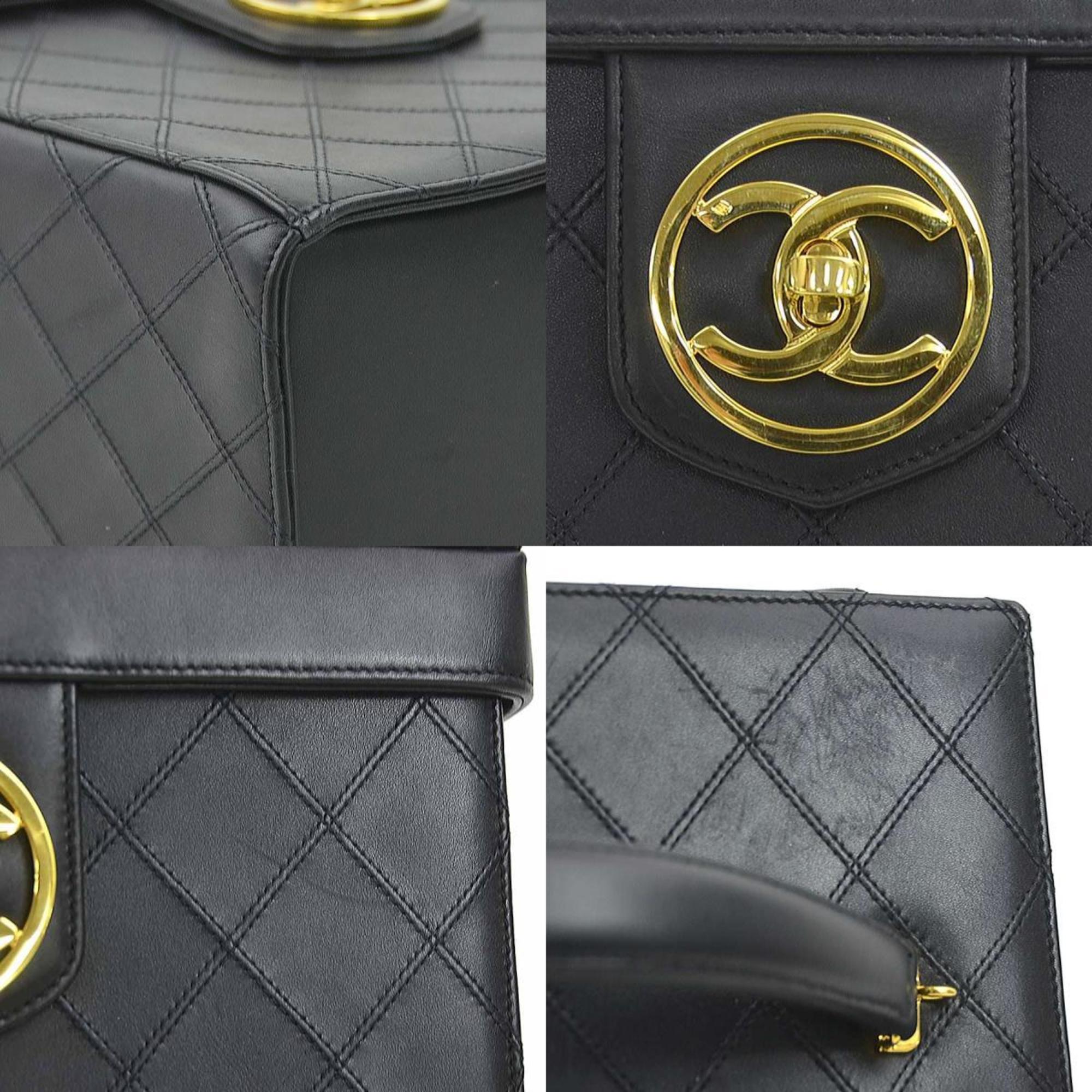 Chanel Leather Vanity Bag with  Card Slight Scratches