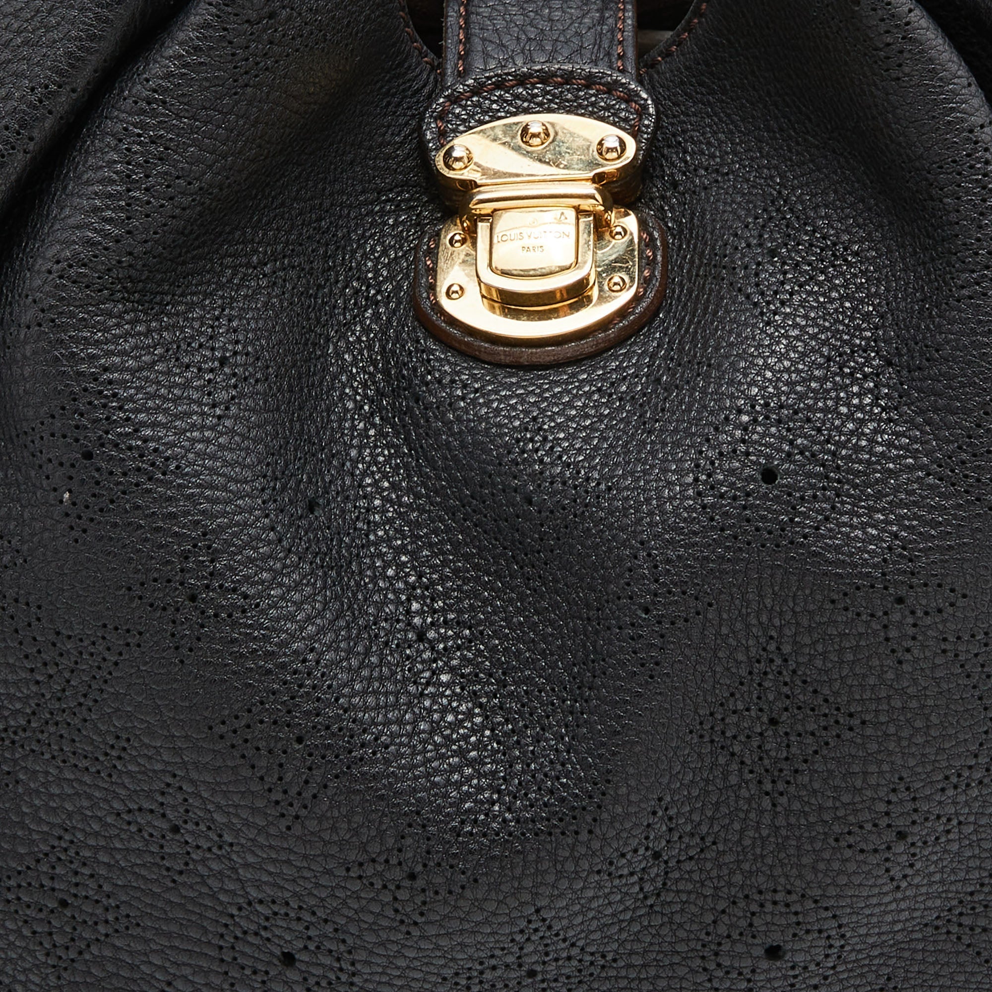 Louis Vuitton  Monogram Mahina Leather L Bag