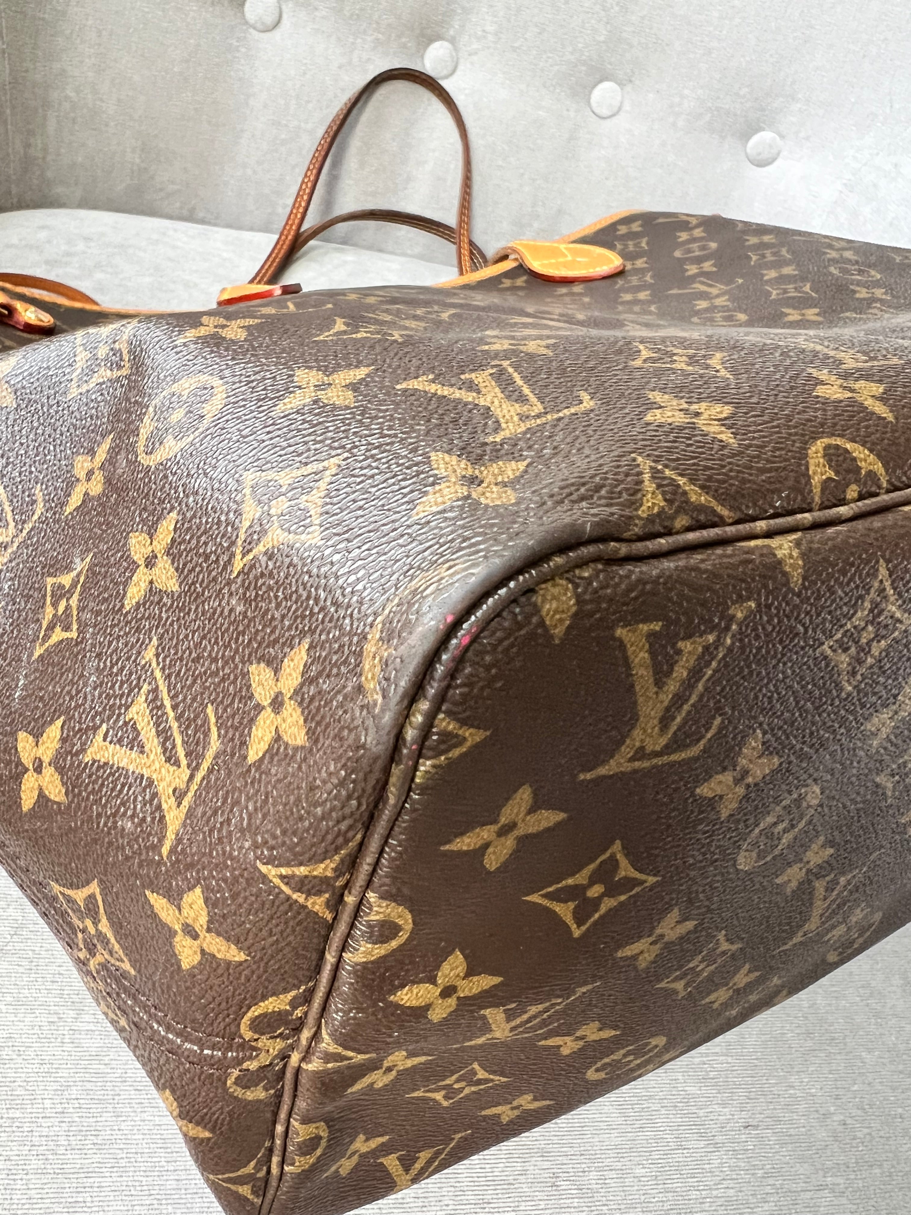 Louis Vuitton Neverfull GM Monogram Pivoine Interior (RRP £1,460)