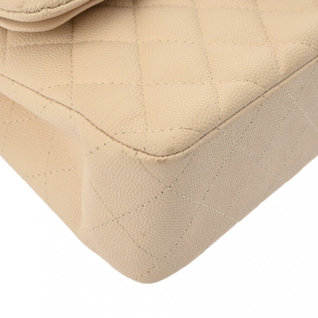 Chanel Timeless Leather Handbag with Dust Bag and  Card