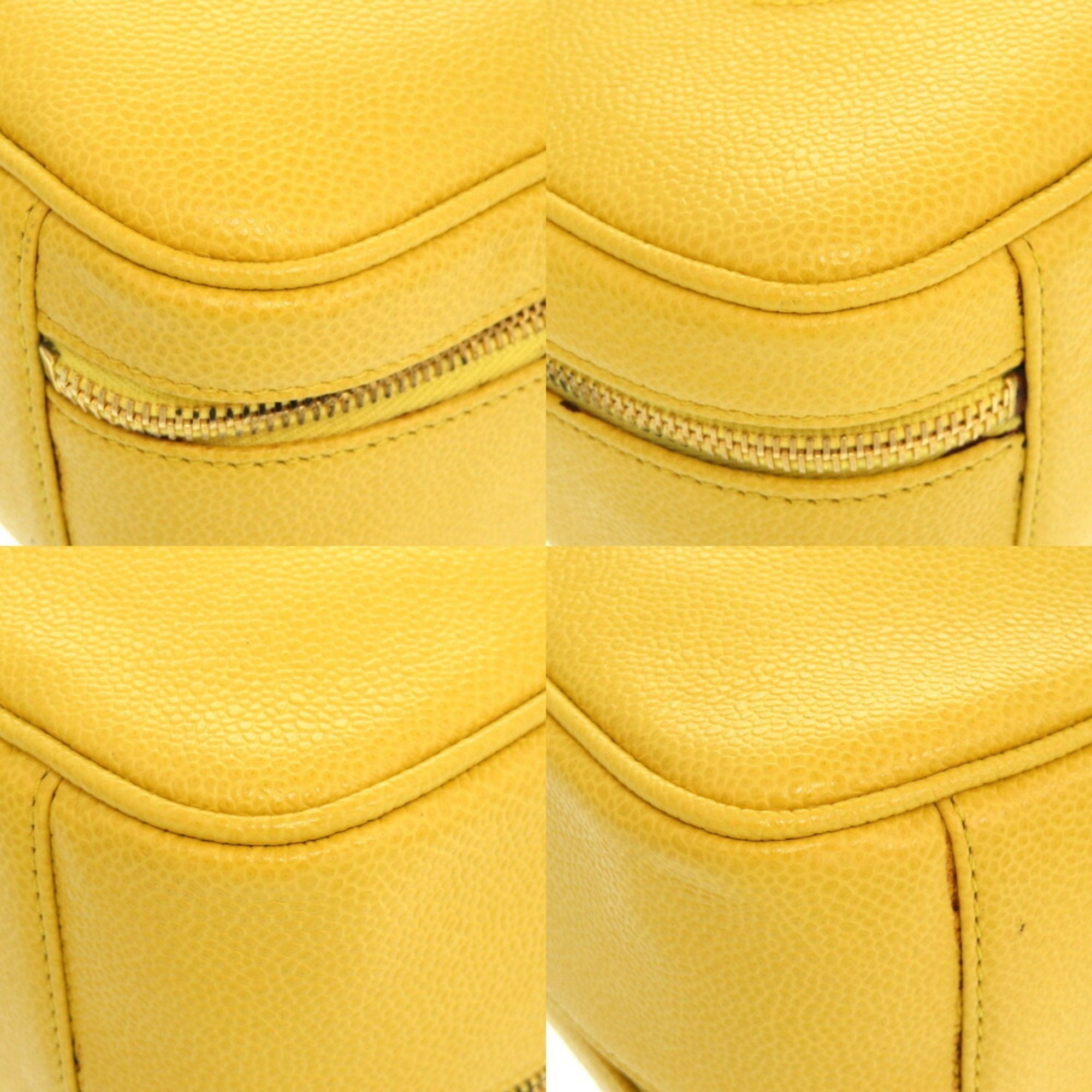 Chanel Leather Vanity Bag with Shoulder Strap and  Card