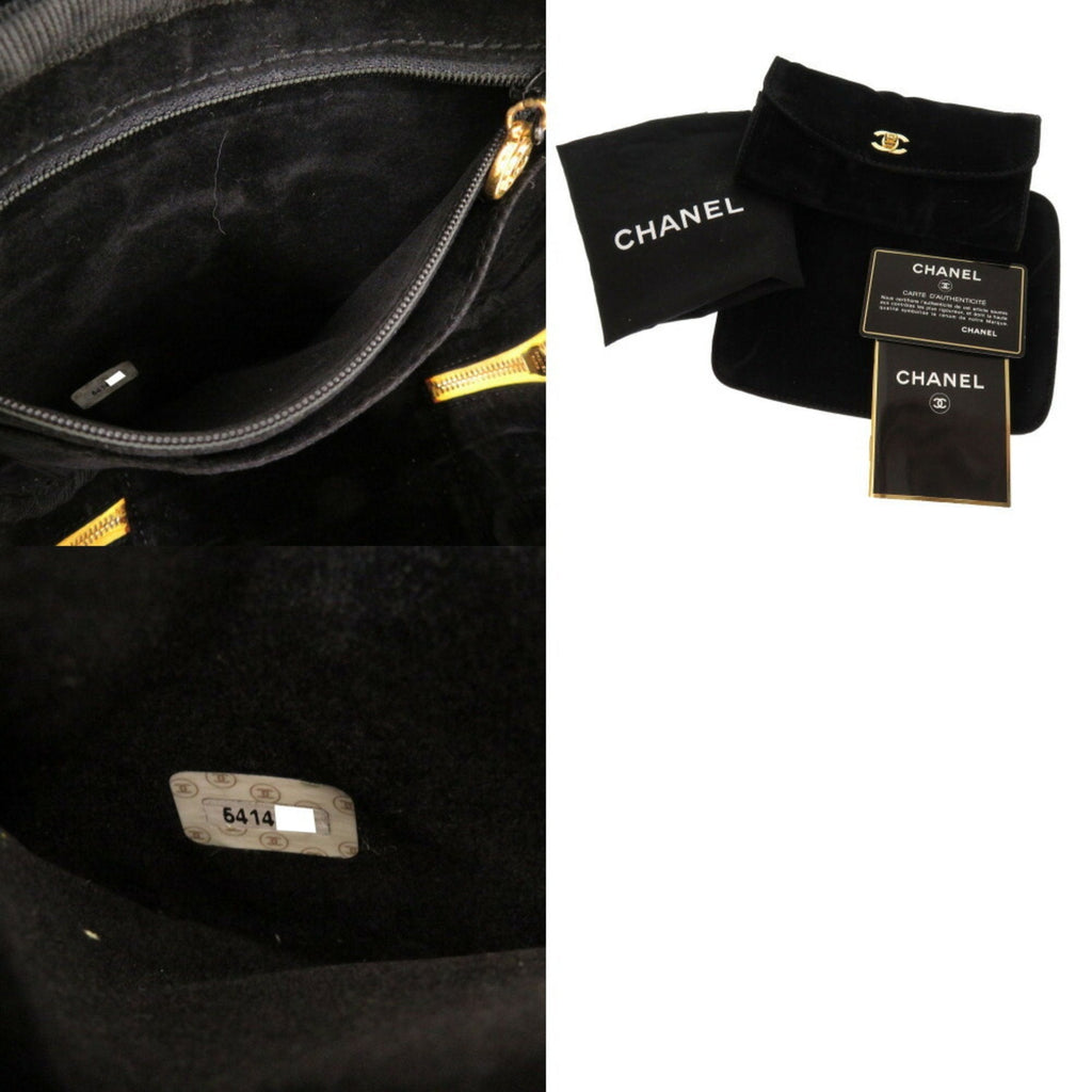 Chanel Leather Vanity Bag with Shoulder Strap and  Card