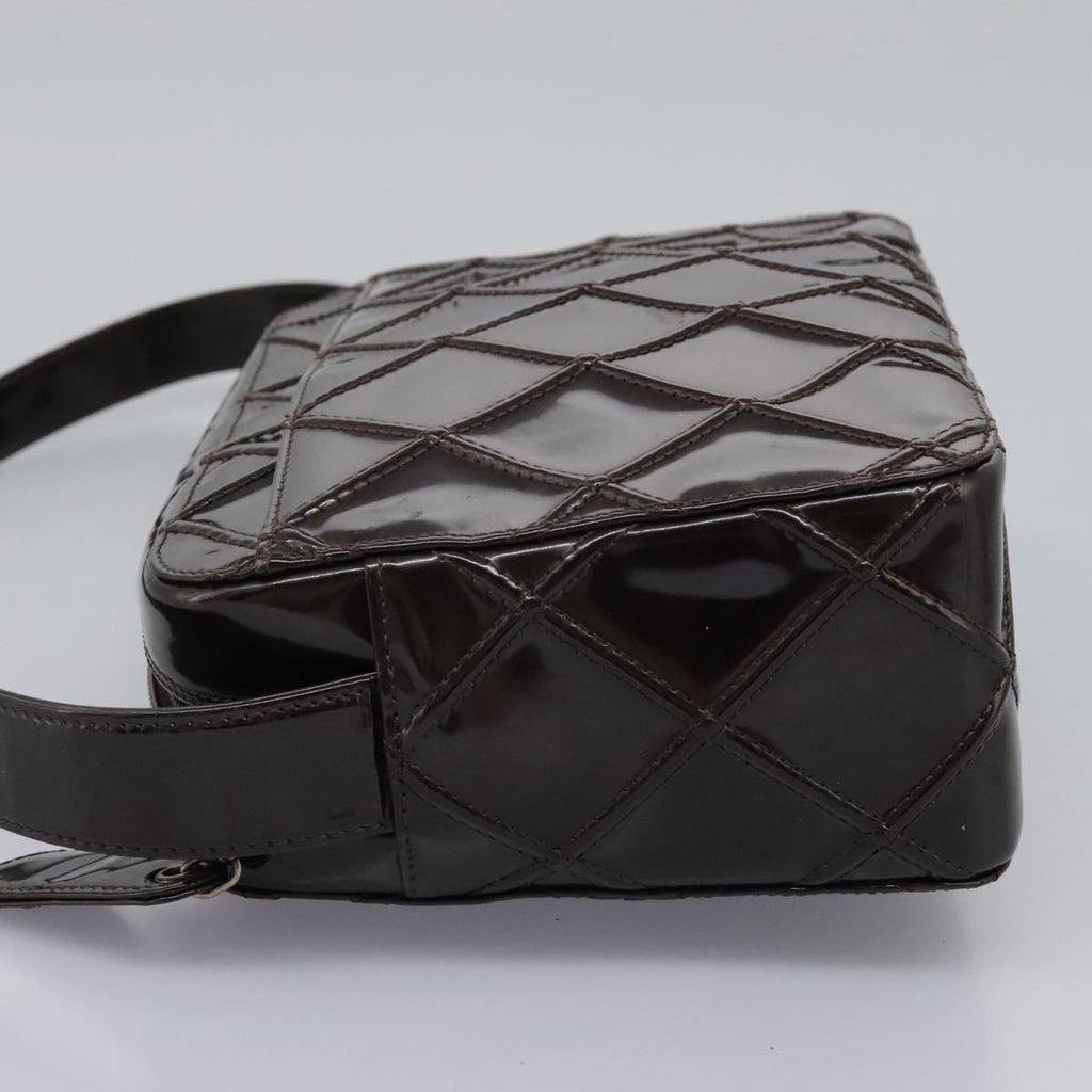 Chanel Chanel Quilted Patent Leather Shoulder Bag