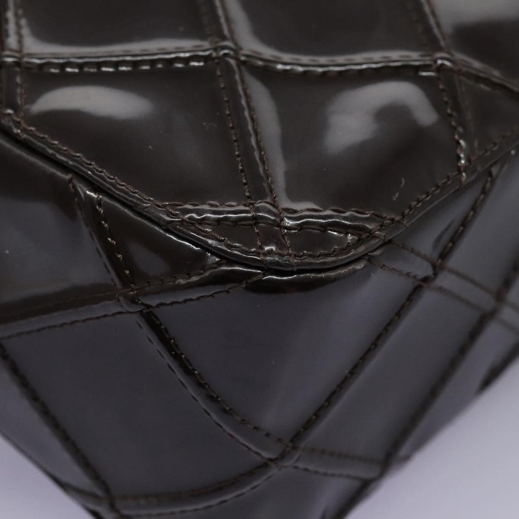 Chanel Chanel Quilted Patent Leather Shoulder Bag