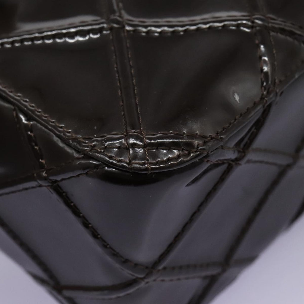 Chanel Chanel Quilted Patent Leather Shoulder Bag