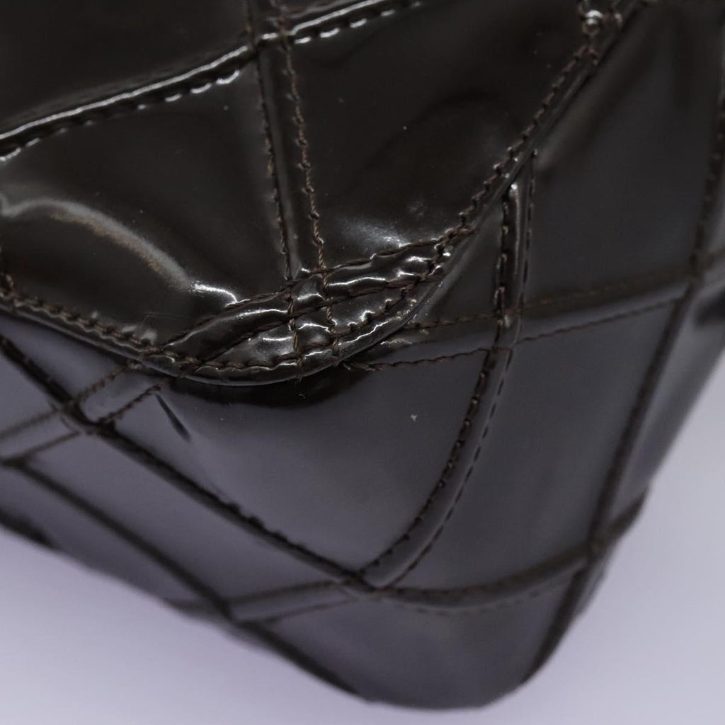 Chanel Chanel Quilted Patent Leather Shoulder Bag