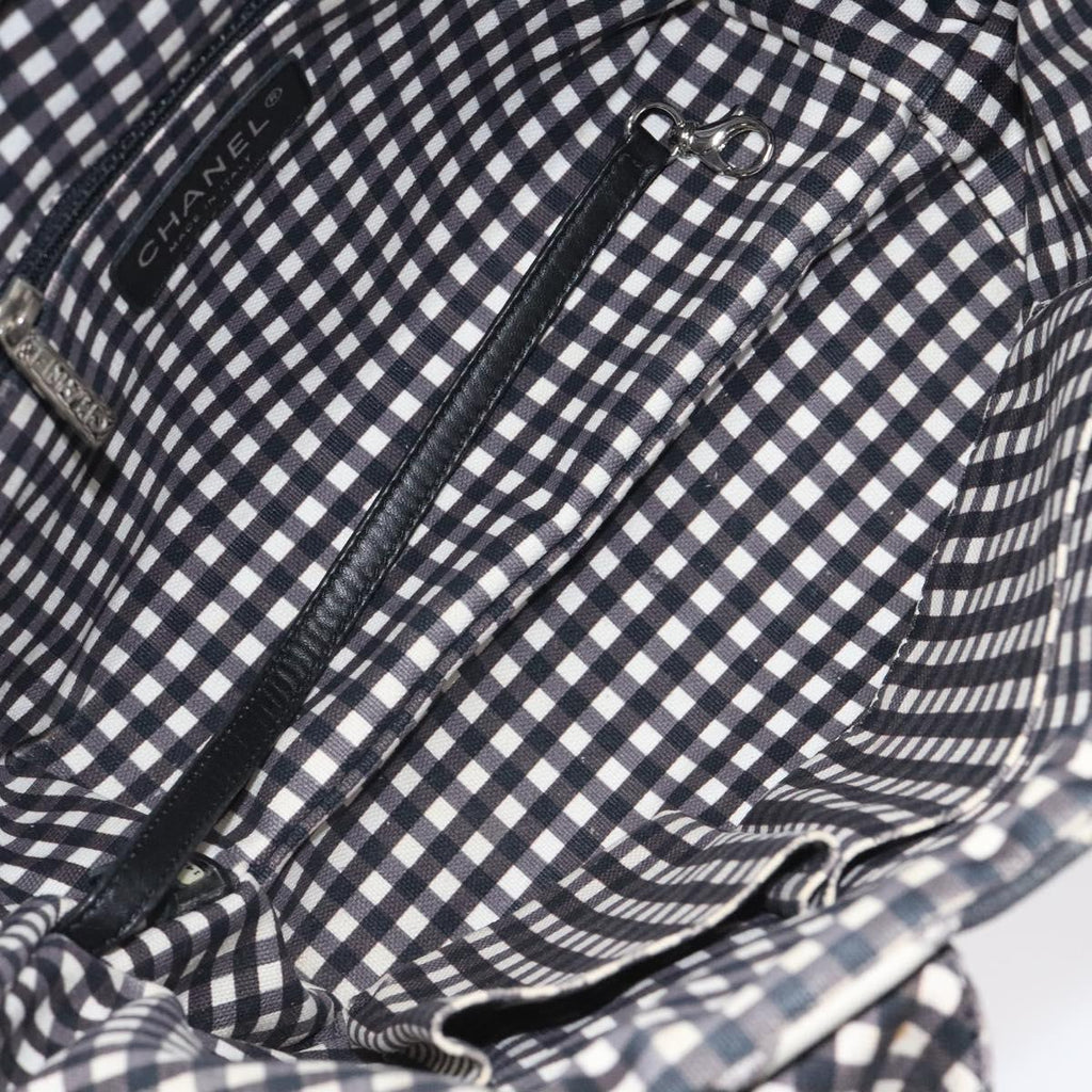Chanel Gingham Tote Bag Casual Style