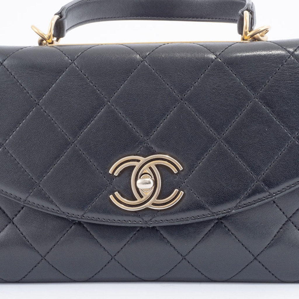 Chanel Chanel Quilted Lambskin Leather Shoulder Bag