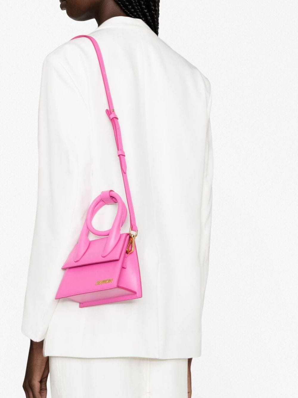 LE CHIQUITO NOEUD LEATHER HANDBAG
