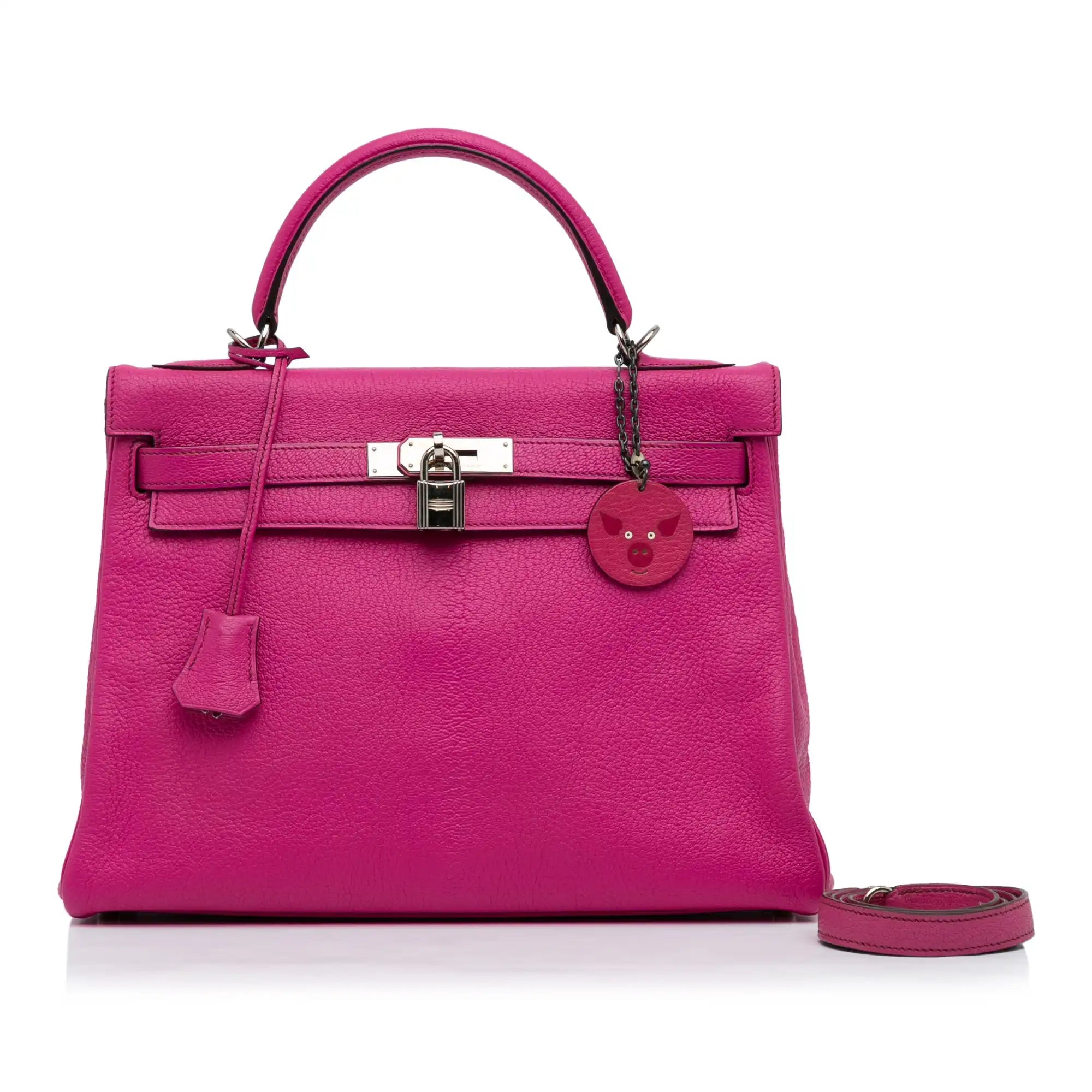 HermÃƒÆ’Ã‚Â¨s Kelly Retourne 32 Pink Togo Palladium