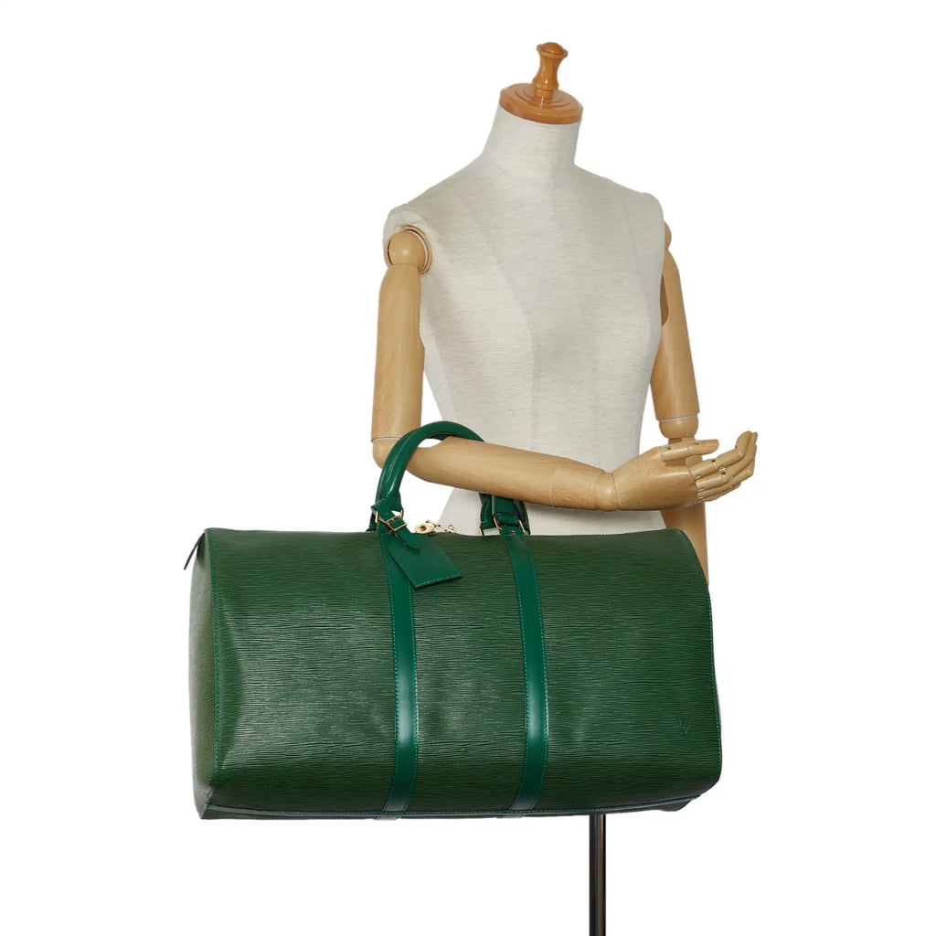 Louis Vuitton Keepall 50 Green Epi