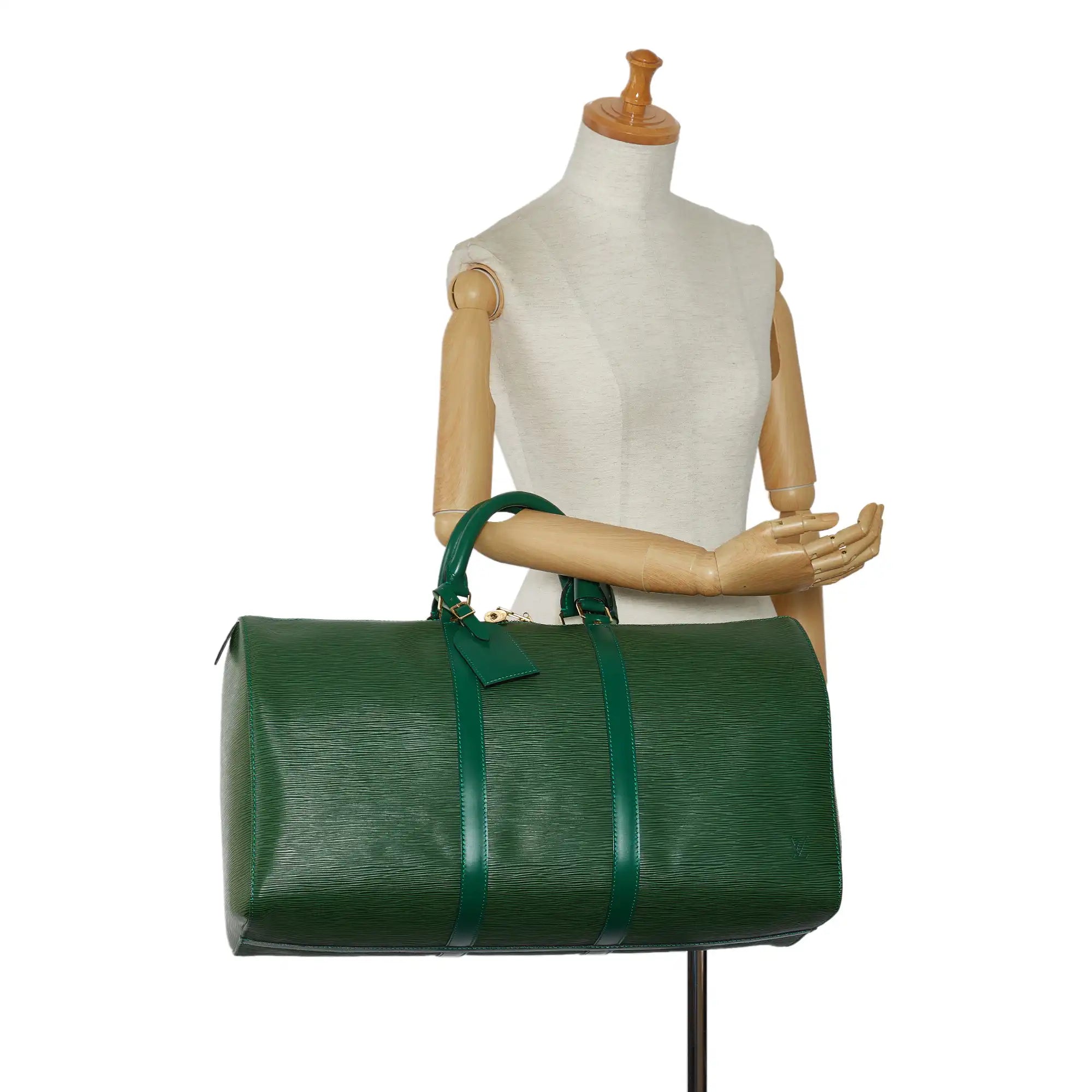 Louis Vuitton Keepall 50 Green Epi