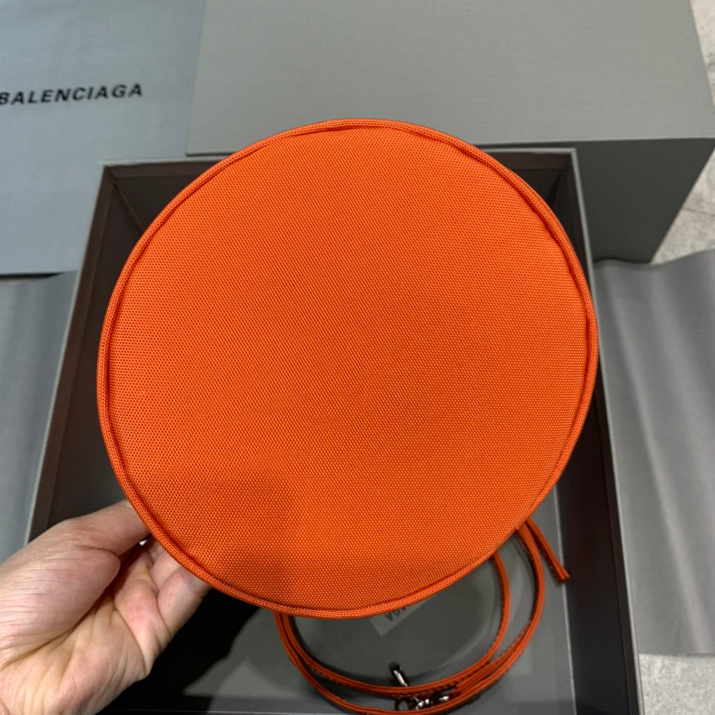 Balen Le Cagole MeGLAMIum Bucket Bag In Orange, For Women,  Bags 11.8in/30cm