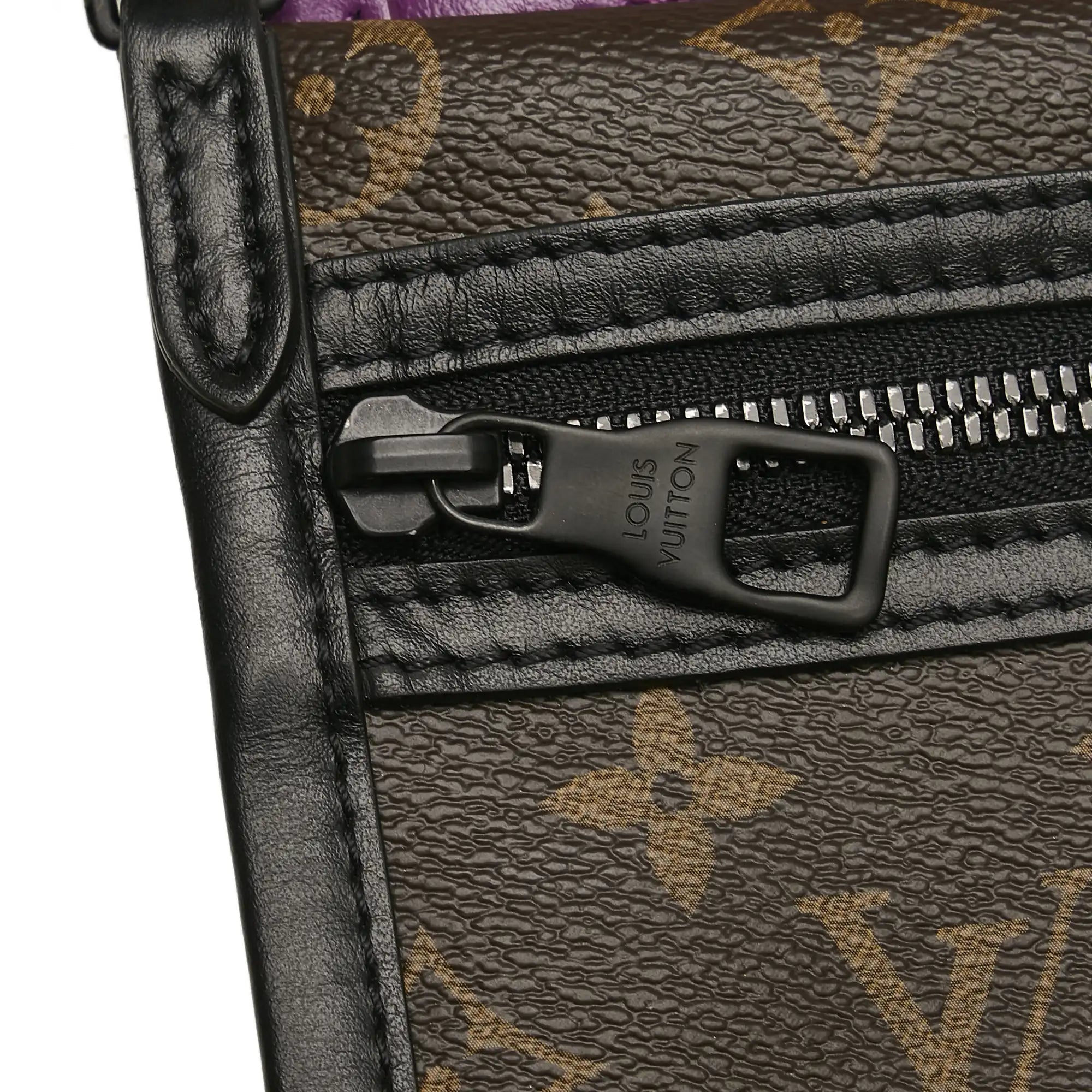 Louis Vuitton Double Flat Messenger Brown Monogram Canvas