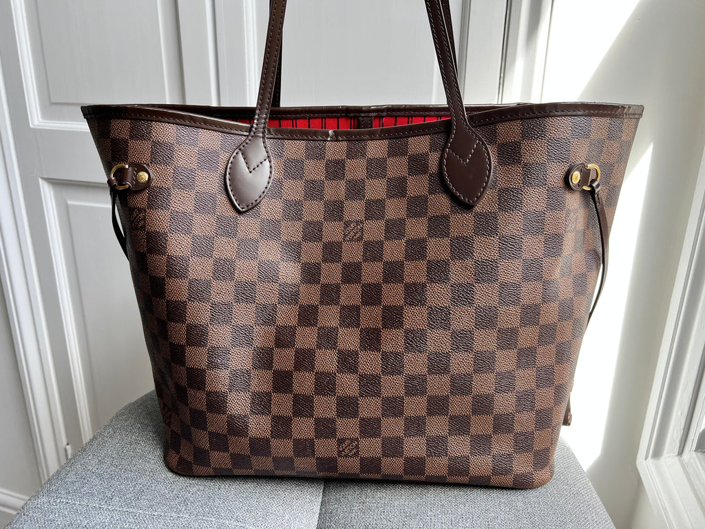 Louis Vuitton Neverfull MM Damier Ebene Cherry Interior (RRP £1,410)