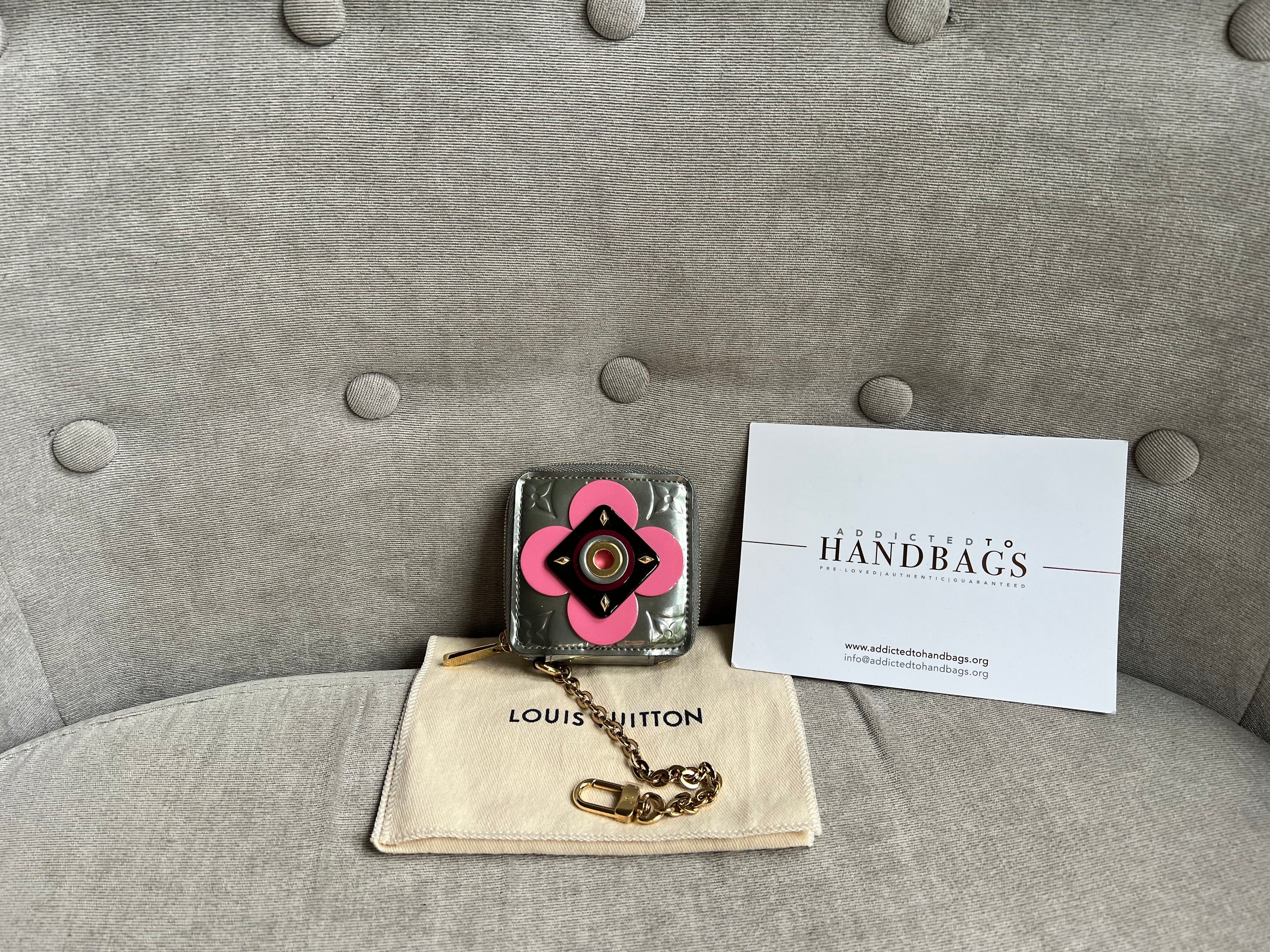 Louis Vuitton Porte Monnaie Carre Limited Edition Flower Vernis (RRP £425)