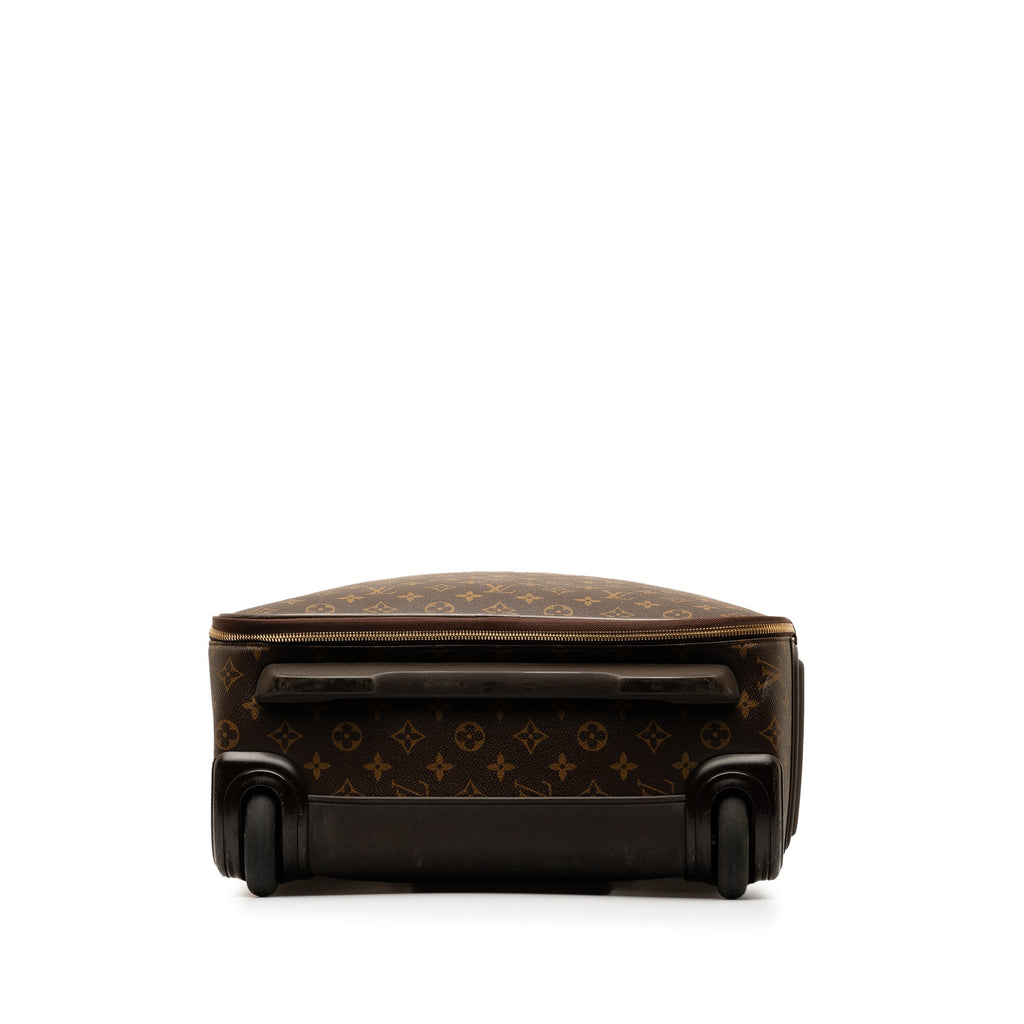 Brown Louis Vuitton Monogram Pegase 55 Travel Bag