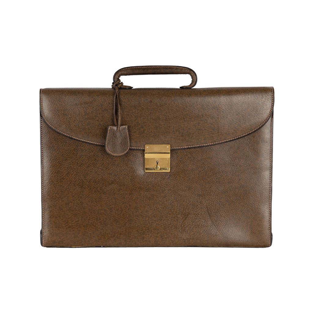 Gucci Vintage Leather Briefcase - '90s