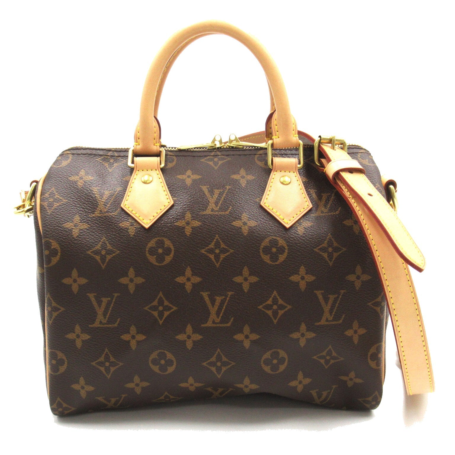 Louis Vuitton Speedy Bandouliere 25 2w Shoulder Bag PVC Coated Canvas Monogram  Brown M41113