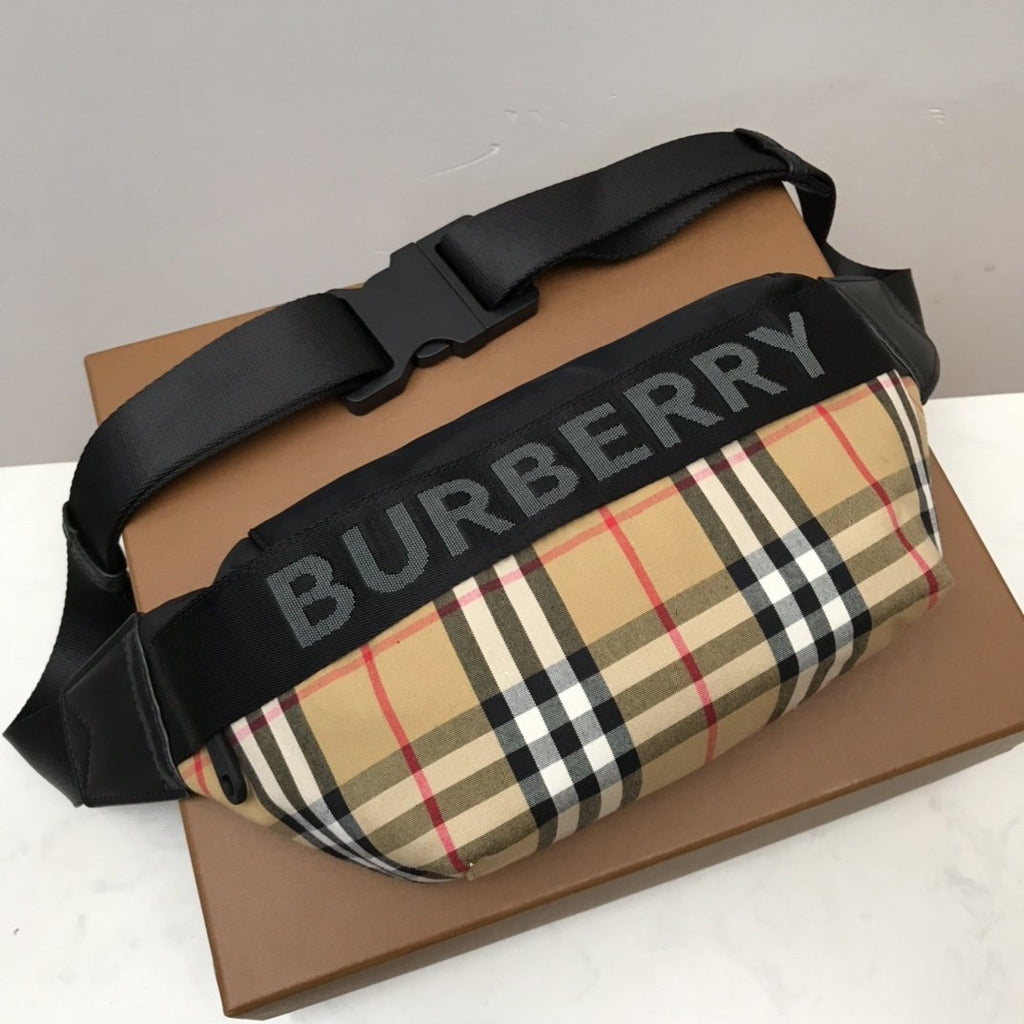 GLAMI Vintage Check Nylon Sonny Bum Bag For Men, Bags 12.2in/31cm 80265571