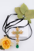 Collier croix Augustine