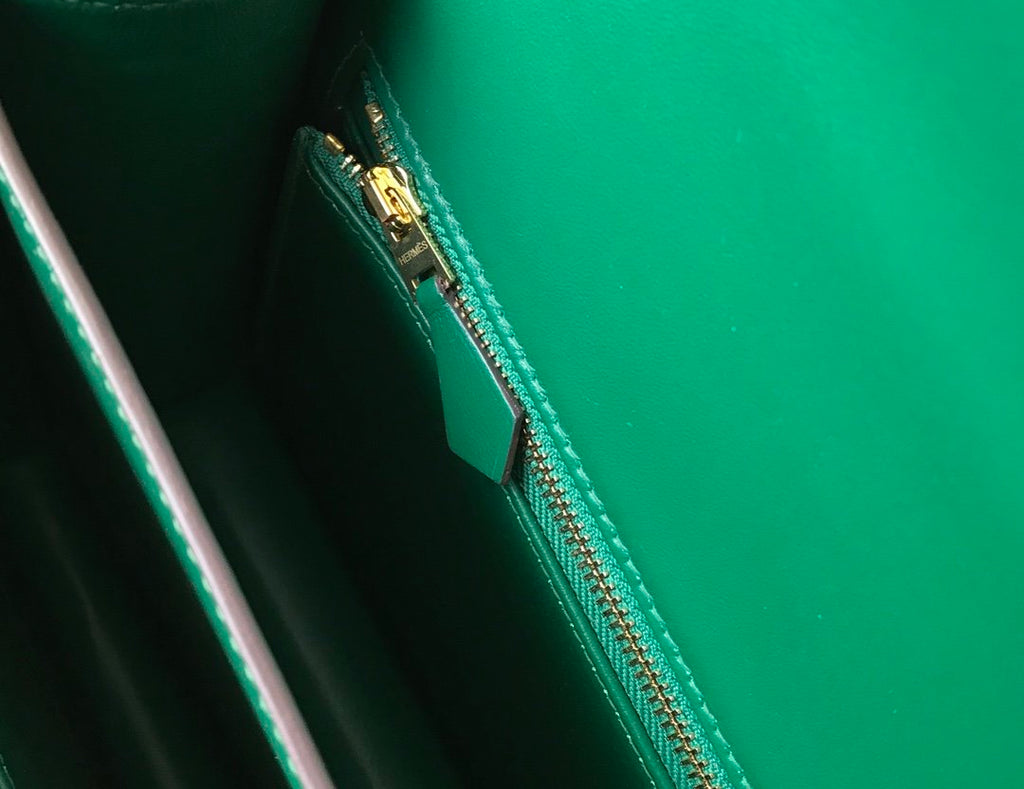 HM Constance 23 Pattern Crocodile Green For Women, Handbags, Shoulder Bag 9in/23cm
