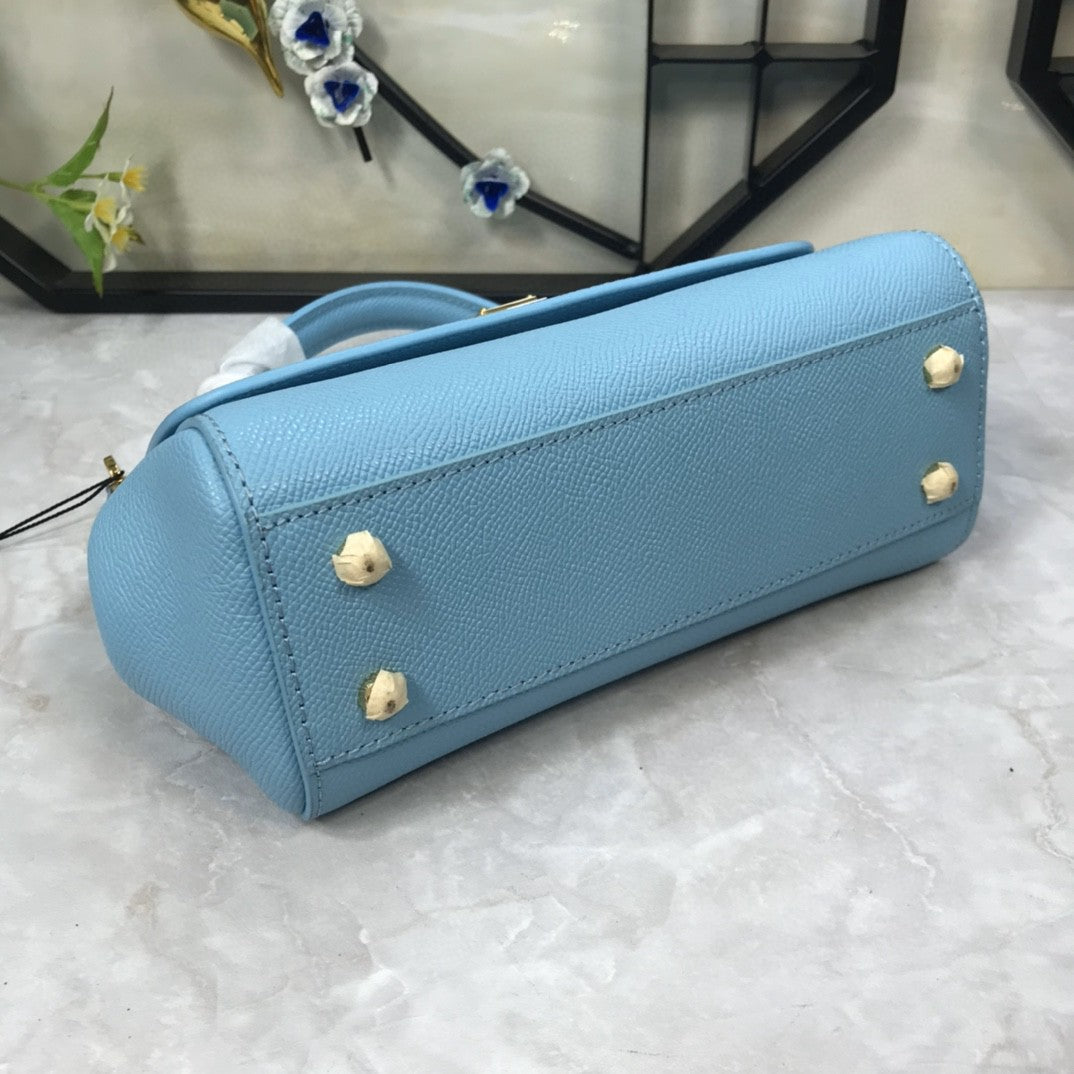 GLAMI MeGLAMIum Sicily Handbag In Dauphine Blue For Women 10.2in/26cm GLAMI GLAMI4347A10018H422