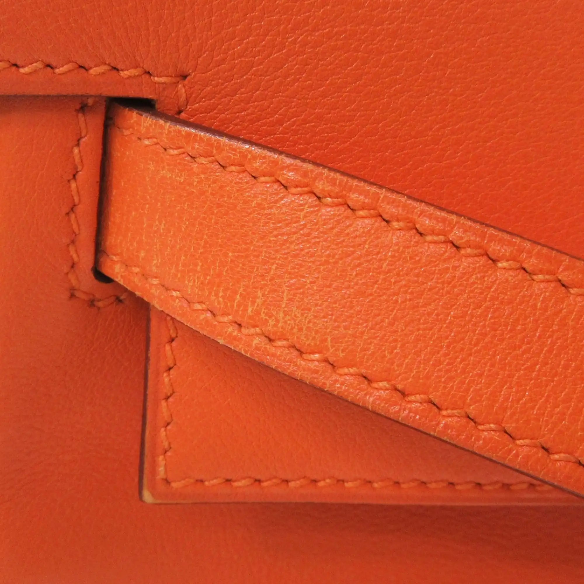HermÃƒÆ’Ã‚Â¨s Kelly Retourne 32 Orange Swift Gold