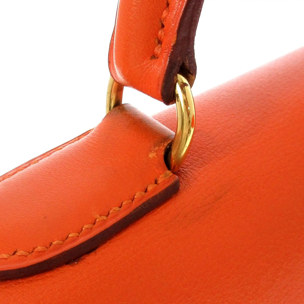 HermÃƒÆ’Ã‚Â¨s Kelly Retourne 32 Orange Swift Gold