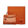 HermÃƒÆ’Ã‚Â¨s Kelly Retourne 32 Orange Swift Gold
