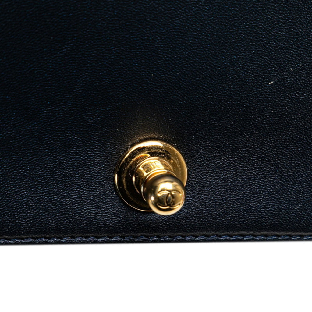 Chanel Quilted Lambskin Leather Chain Bag