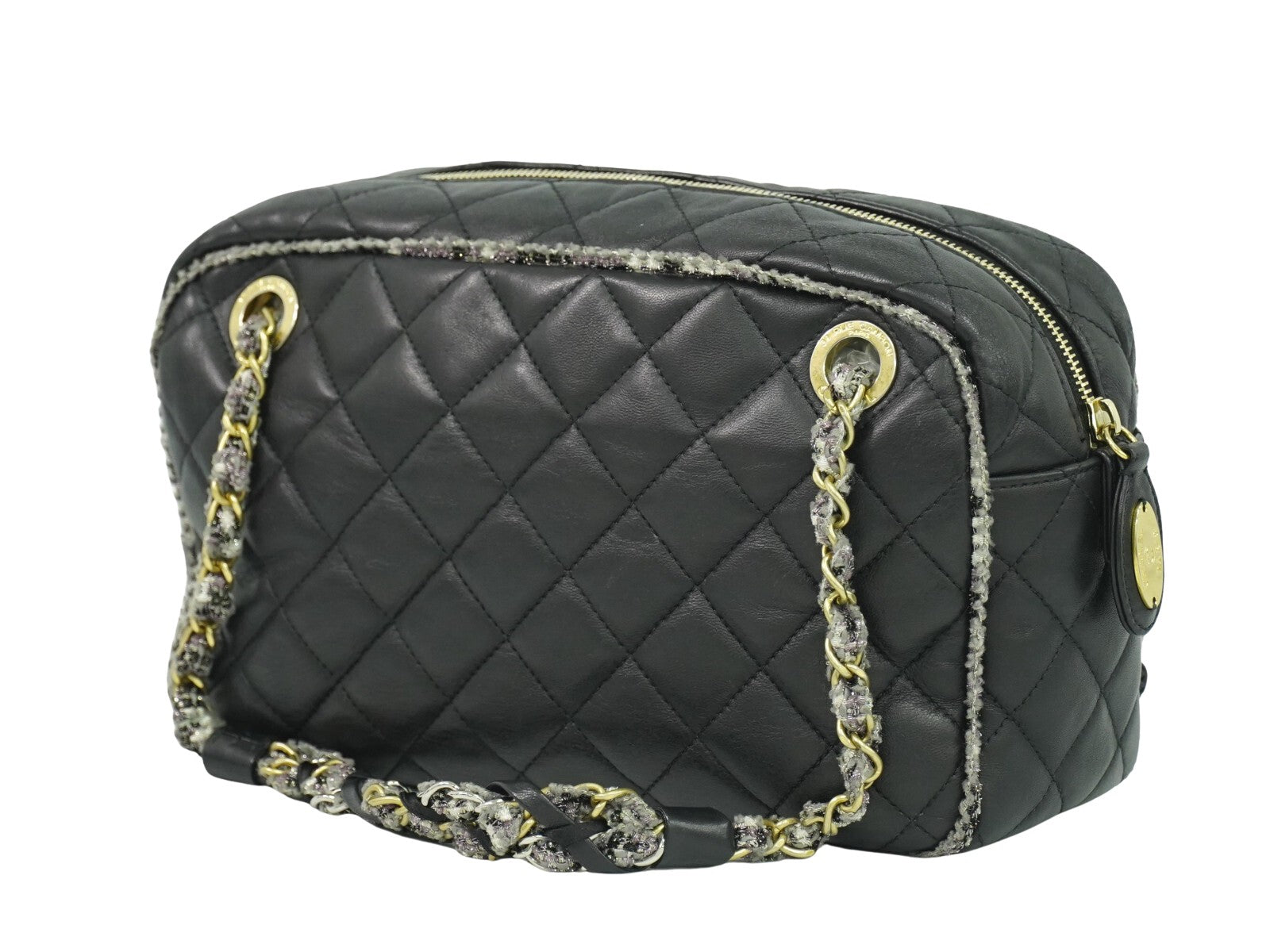 Chanel Quilted Lambskin Leather Shoulder Bag