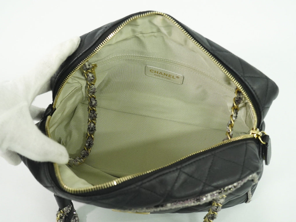 Chanel Quilted Lambskin Leather Shoulder Bag